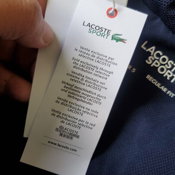 Lacoste Sport Jacket Hooded Paris 2024 Olympics Eurosport Staff Promo New Mens L - Picture 11 of 15